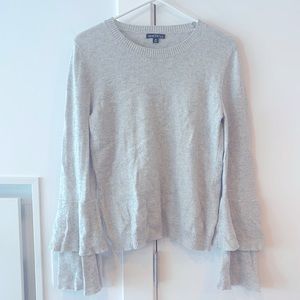 Jcrew Woman’s Grey Sweater Bell Sleeve